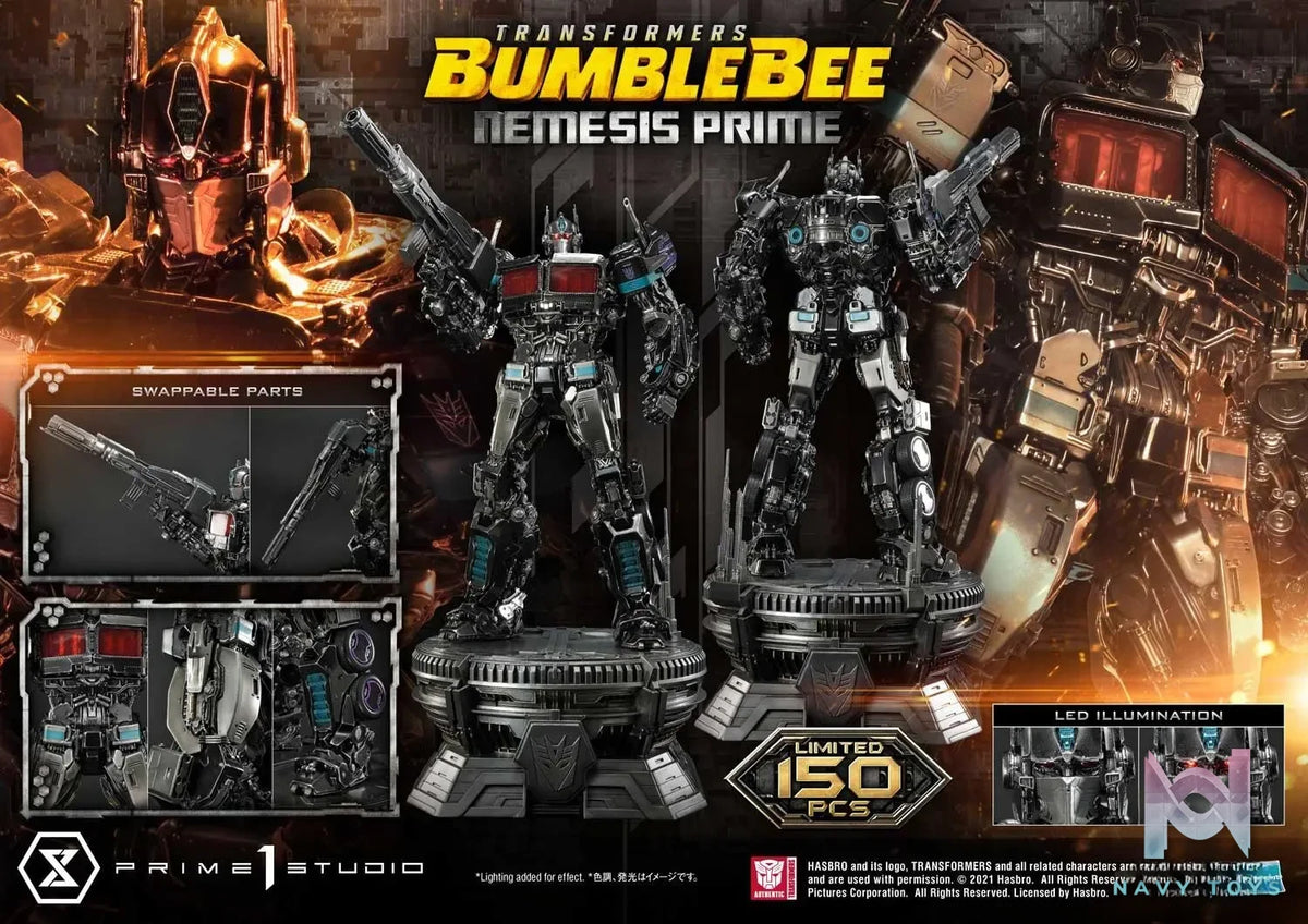 Prime 1 Studio – Museum Masterline Transformers: Bumblebee (Film) Nemesis Prime MMTFM-26NP(Licensed)