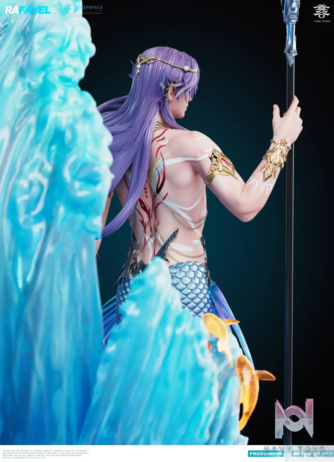 Yun Gu Studio – Love and Deepspace 1/6 Statue Mermaid Rafayel