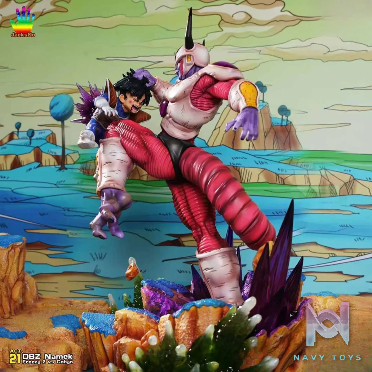 JacksDo Studio – Dragon Ball Frieza Second Form vs Gohan