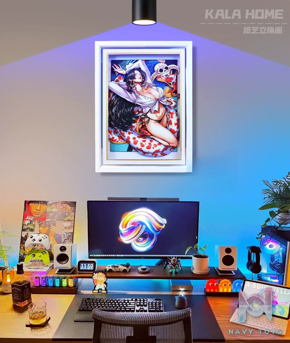 KALA HOME Studio – Boa Hancock 3D Decorative Painting One Piece