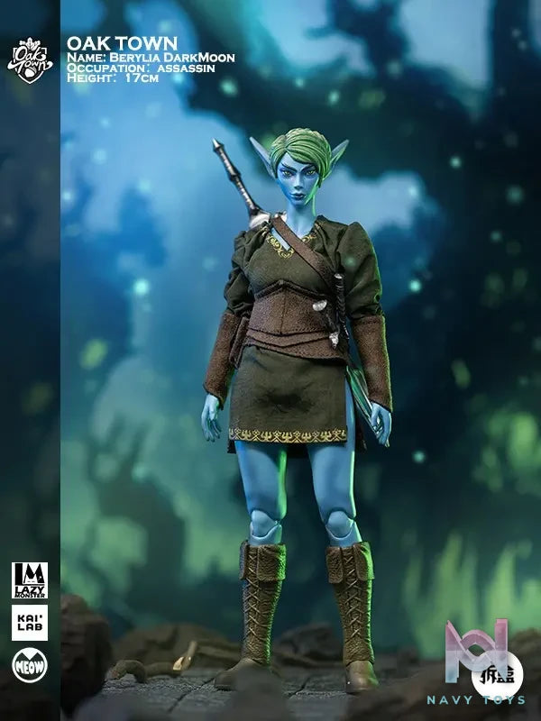 Lazy Monster Studio – Oak town Berylia Dark Moon Assassin & Sorceress (Licensed)