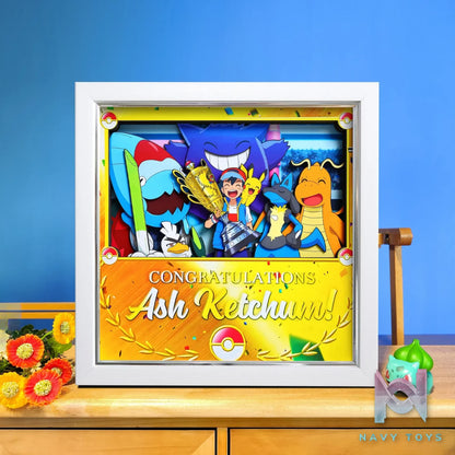 Yu Zhi Jiang Studio – Pokémon Multiple Characters Series #11 3D Decorative Painting Pokémon