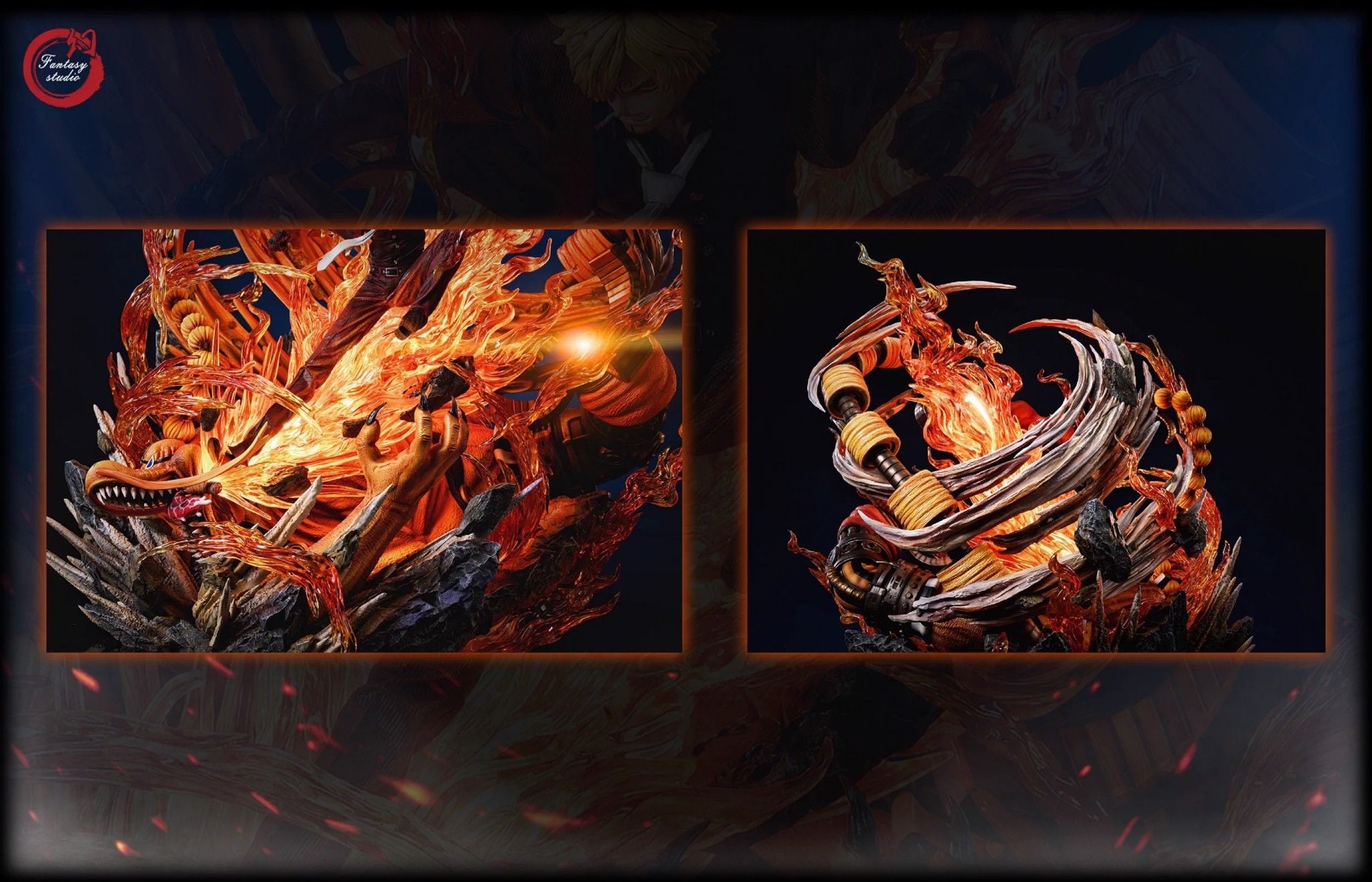 Sanji vs Queen - Fantasy Studio resin statue Fantasy Studio anime figure