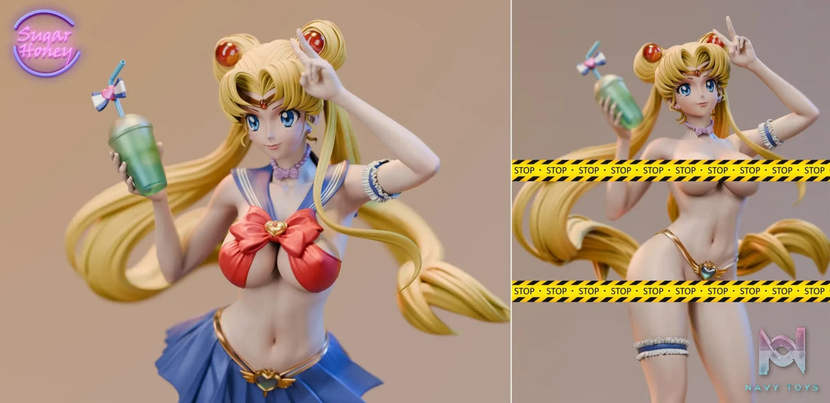 Sugar Honey Studio – Sailor Moon Summer Party 002 Sailor Moon Swimsuit Tsukino Usagi