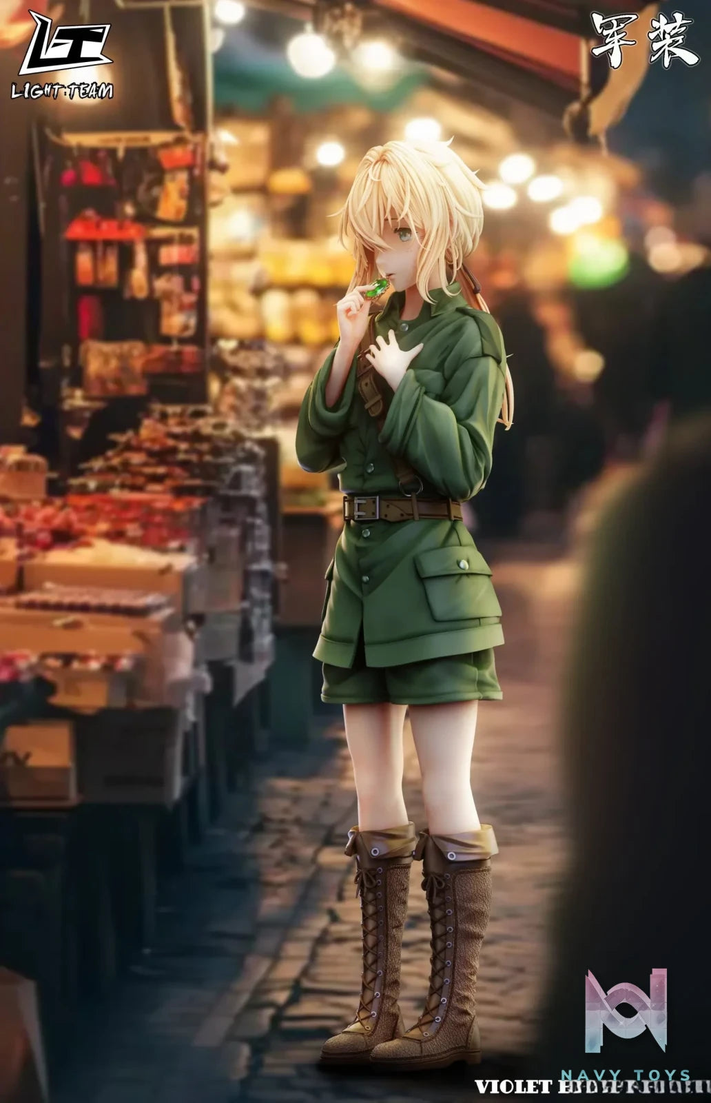 LIGHT TEAM Studio – Violet Evergarden Childhood Military Uniform Violet