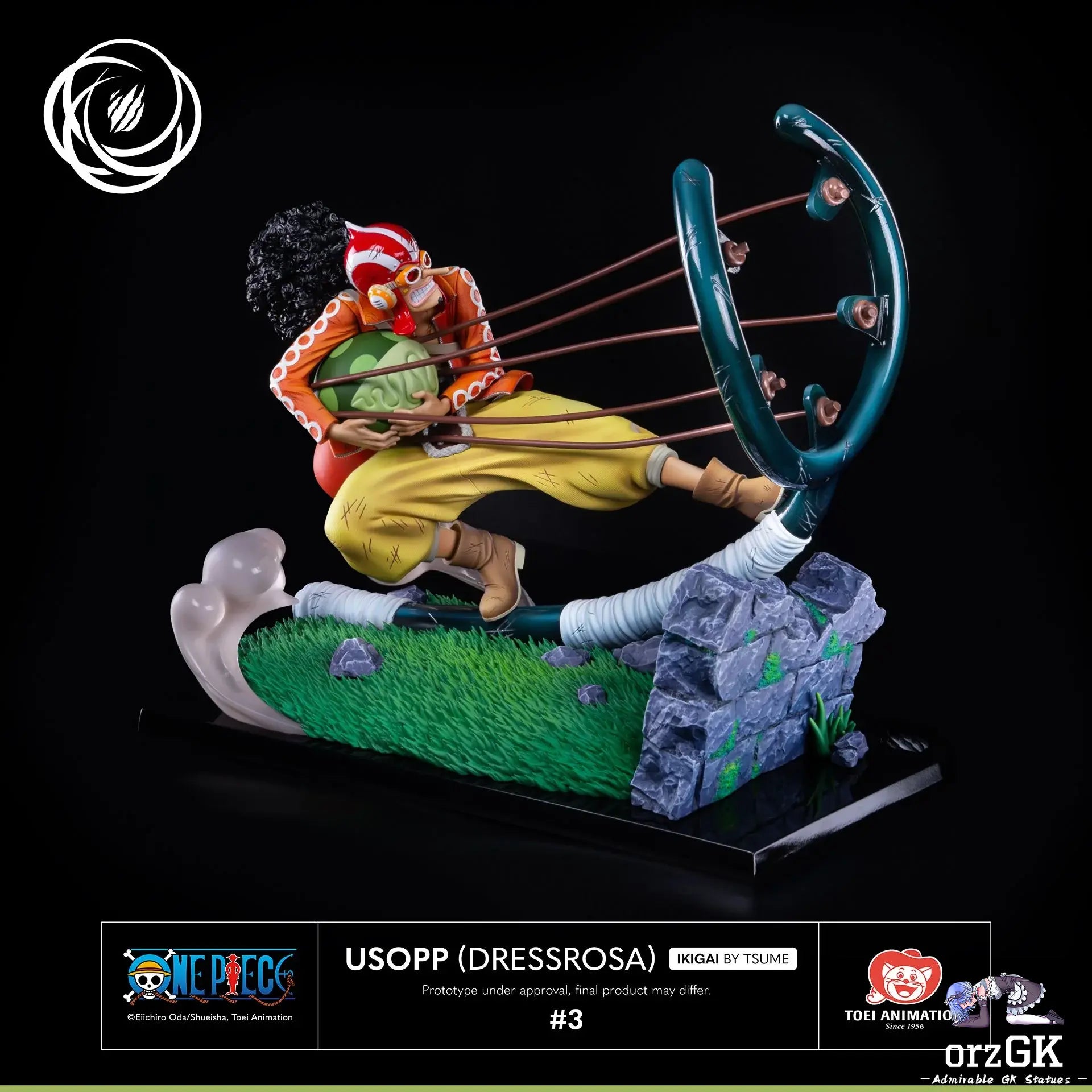 Tsume Studio - Usopp (Dressrosa) Ikigai 1/6 Scale Statue IKIGAI (Licensed) resin statue Navy Toys anime figure