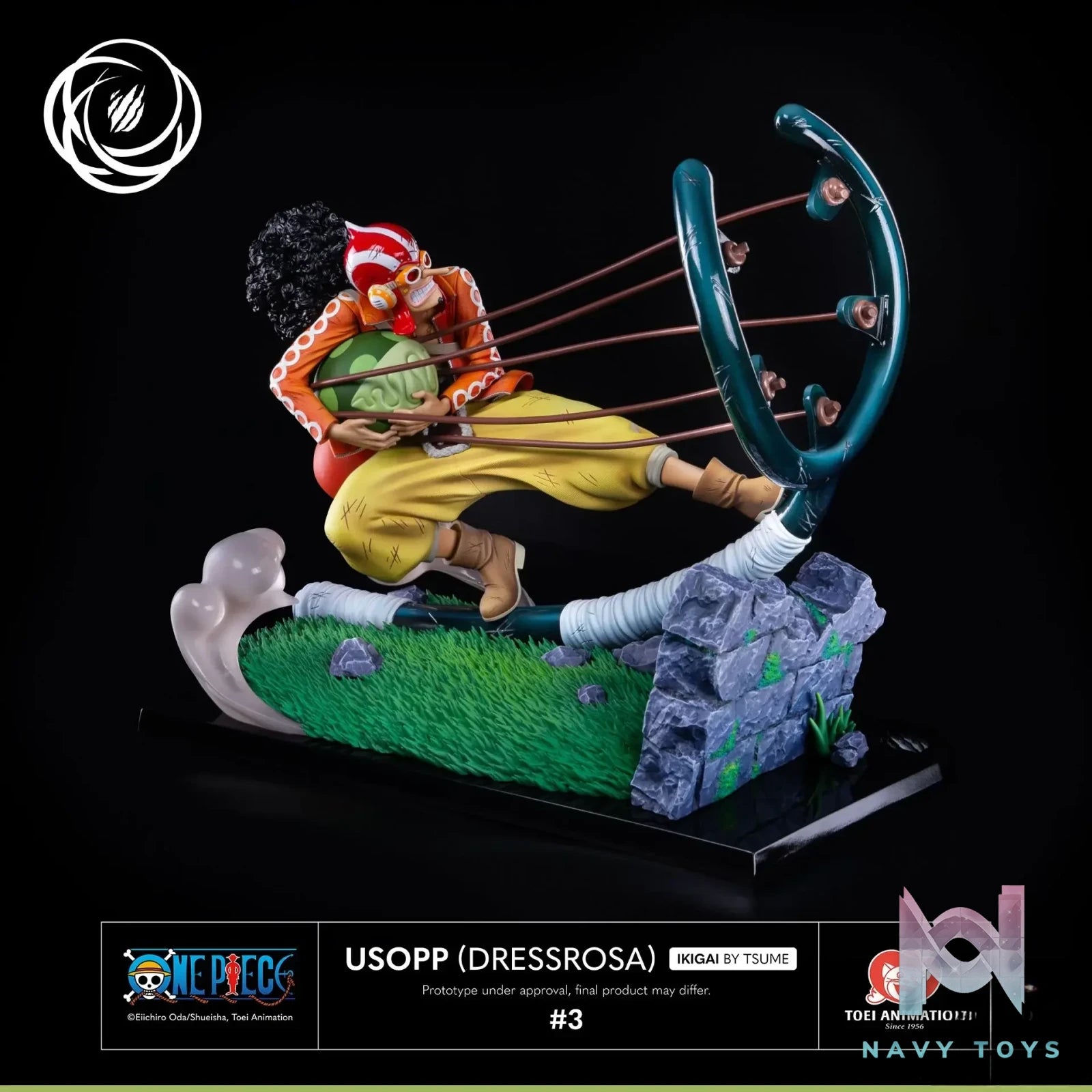 Tsume Studio - Usopp (Dressrosa) Ikigai 1/6 Scale Statue IKIGAI (Licensed) resin statue Navy Toys anime figure