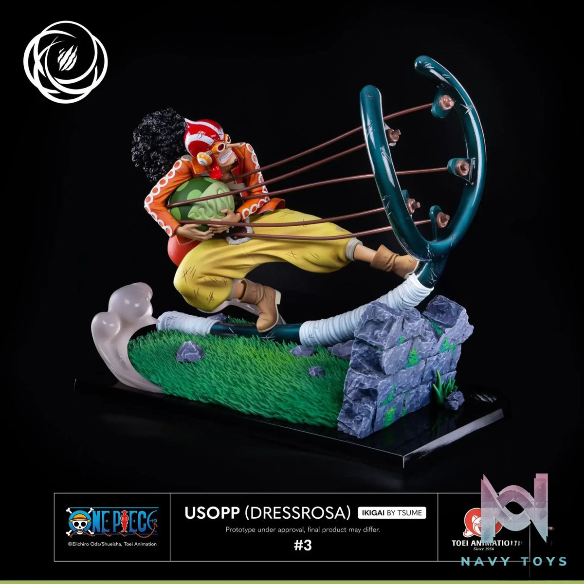 Tsume Studio - Usopp (Dressrosa) Ikigai 1/6 Scale Statue IKIGAI (Licensed) resin statue Navy Toys anime figure