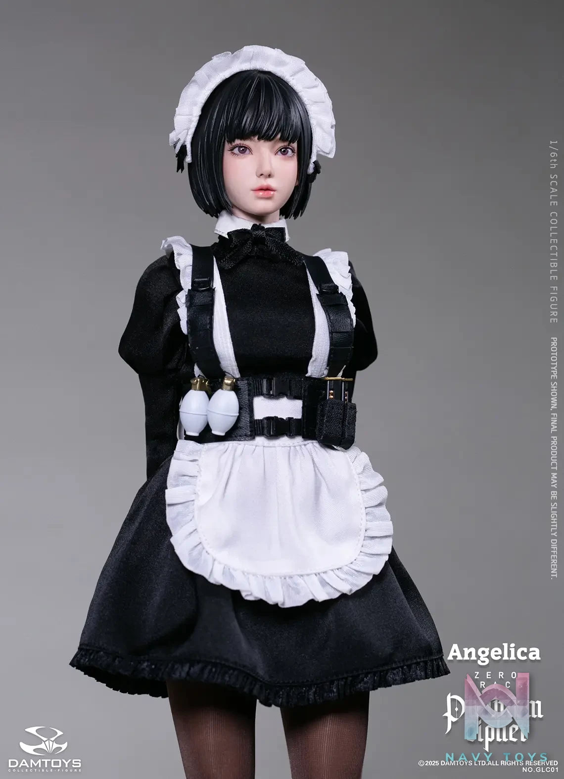 DAMTOYS – 1/6th scale PHANTOM CIPHER: ZERO TRACE ANGELICA Original Story Collectible Figure GLC01 (Licensed)