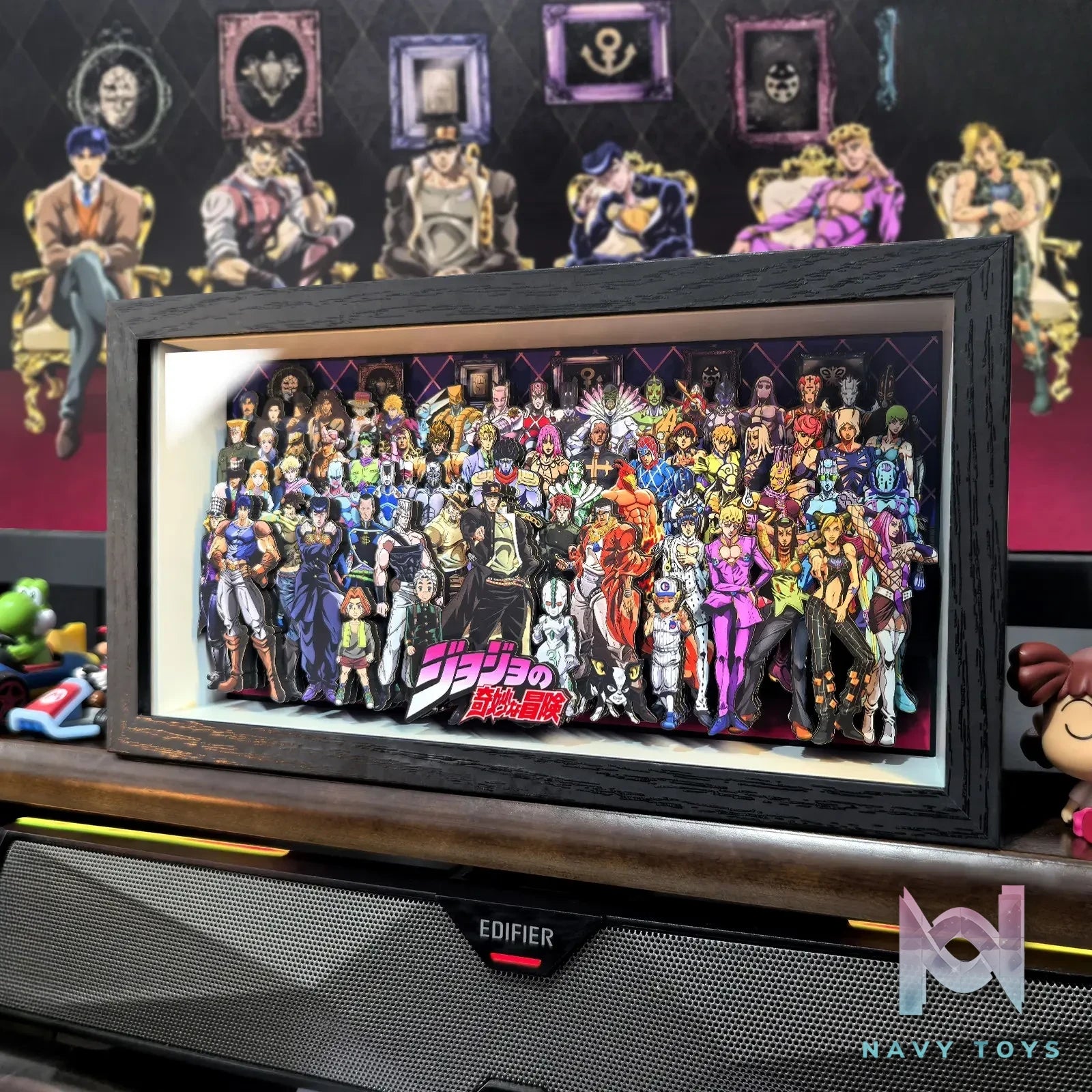 KALA HOME Studio – JoJo Multiple Characters #01 3D Decorative Painting JOJO