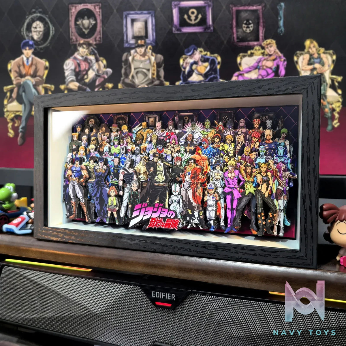 KALA HOME Studio – JoJo Multiple Characters #01 3D Decorative Painting JOJO