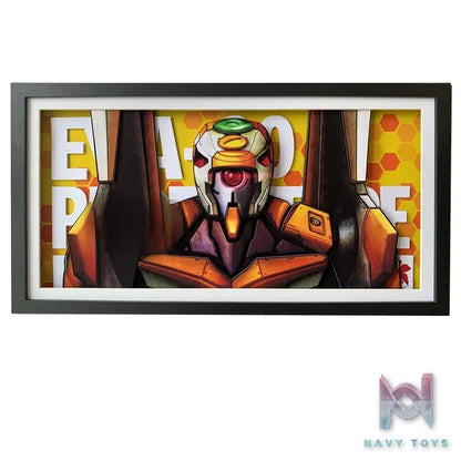 KALA HOME Studio – Evangelion Unit-00 3D Decorative Painting Neon Genesis Evangelion
