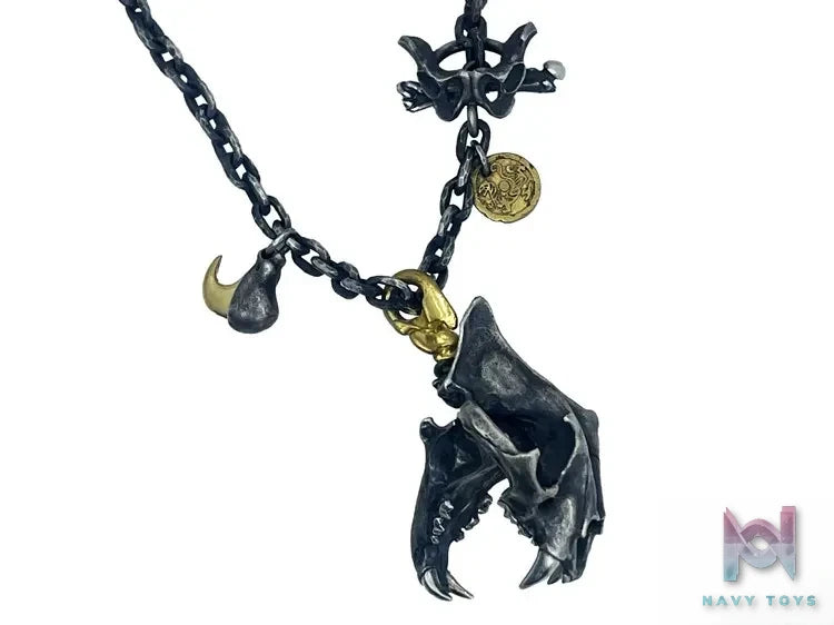 Shou Jiang Studio – Original Design Realistic Tiger Skull Pendant Original