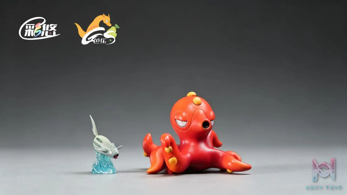Ba Le Studio x Cai You Studio – Remoraid x Octillery Evolution Set Pokémon