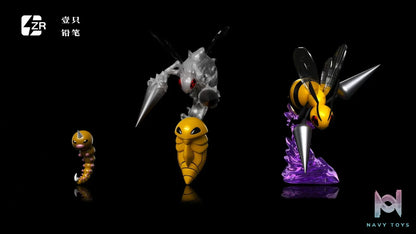 ZR Studio – Pokemon Beedrill evolutionary group & Mega Beedrill