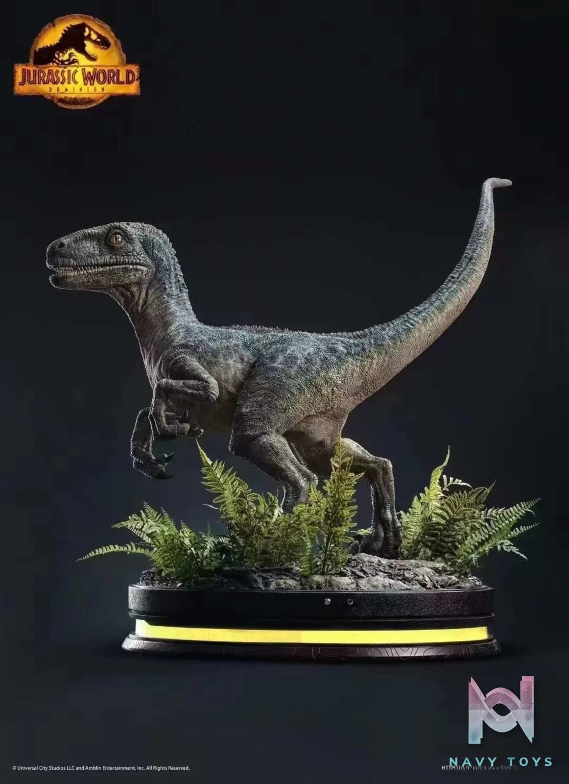 Queen Studio – Jurassic World Second Jurassic Beta Dinosaur Statue (Licensed)