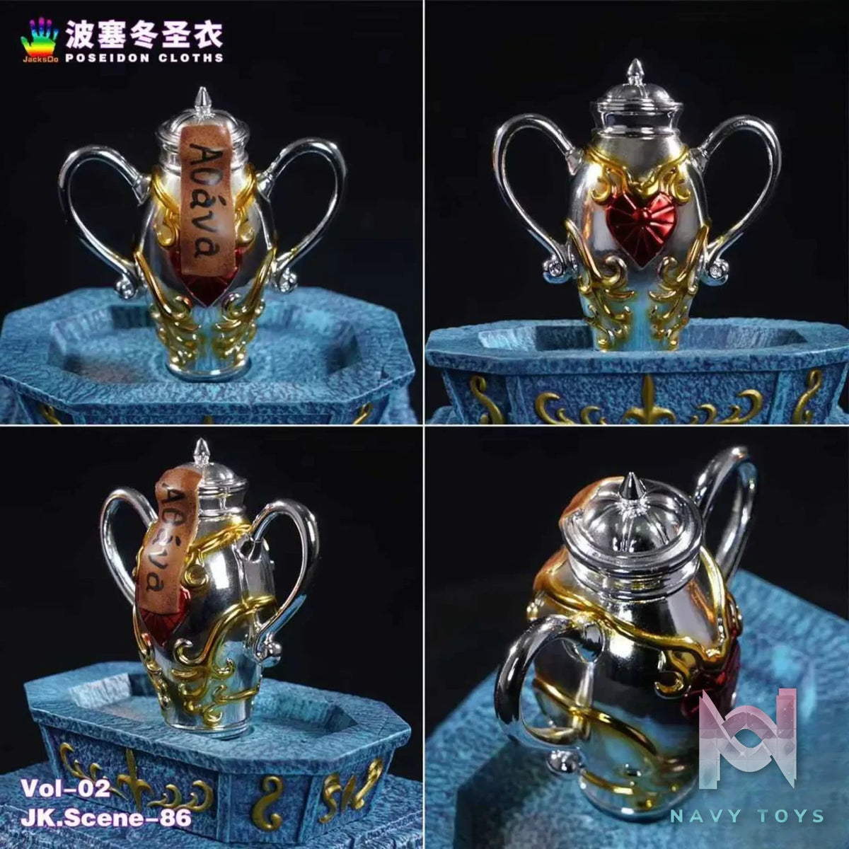 JacksDo Studio – Saint Seiya Poseidon Cloth Statue Three God Cloth #2