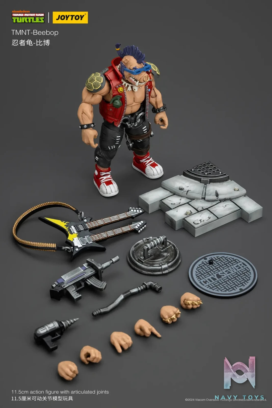 JOYTOY Studio – TMNT Beebop Rocksteady JT8476 JT8469 (Licensed)