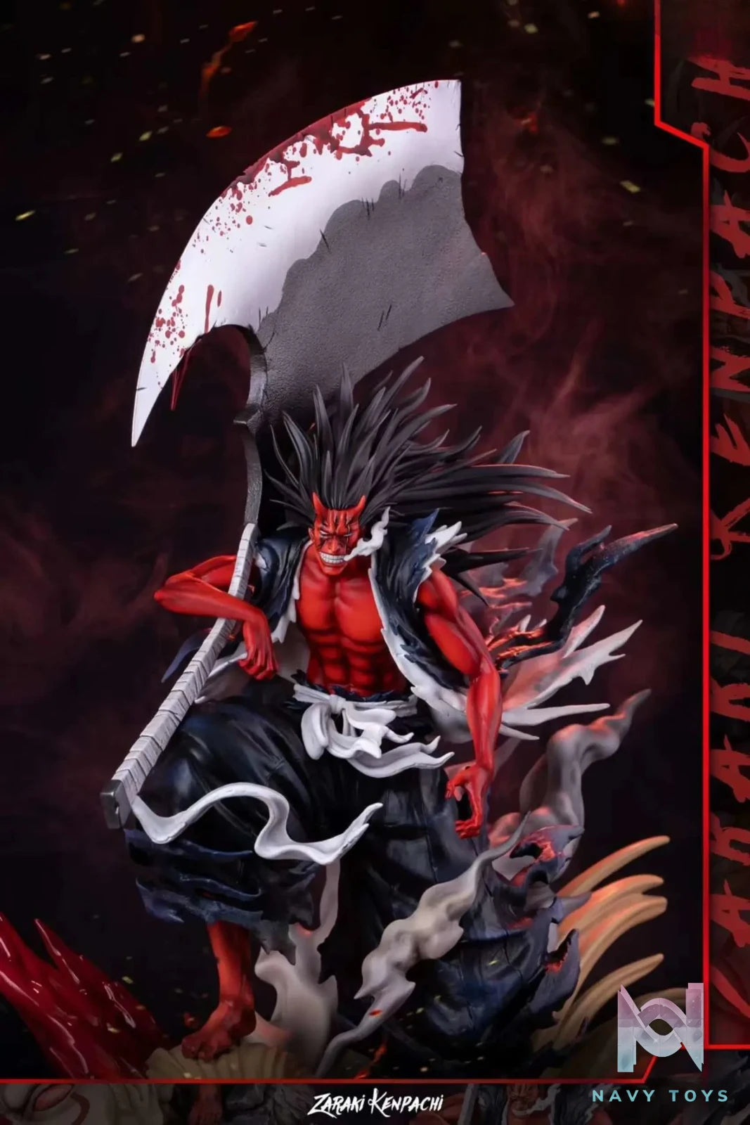 Blood Night Studio – Bleach Thousand Year Blood War Swastika Form Series #1—Zaraki Kenpachi