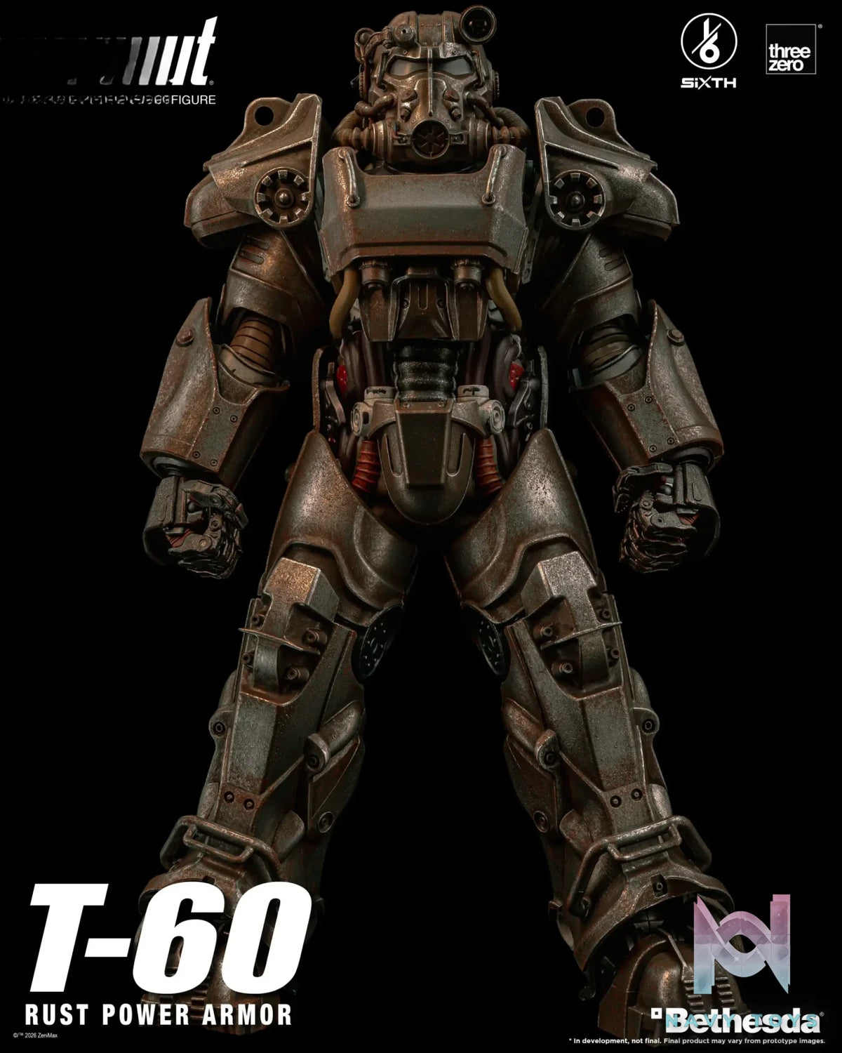 Threezero – Fallout 1/6 T-60 Rust Power Armor 3Z10050W0 (Licensed)