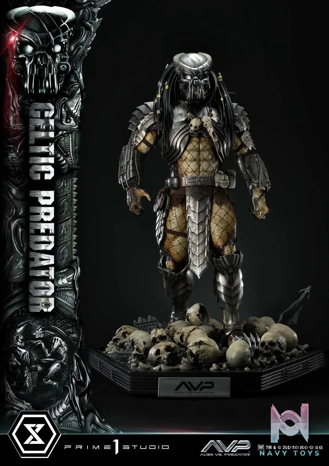 Prime 1 Studio Museum Masterline Alien vs. Predator Celtic Predator MMPR-05 MMPR-05S