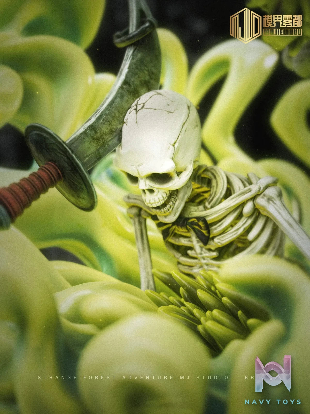 Mo Jie Wu Du Studio – One Piece Strange Forest Adventure #5 Brook & Skeleton Sheep
