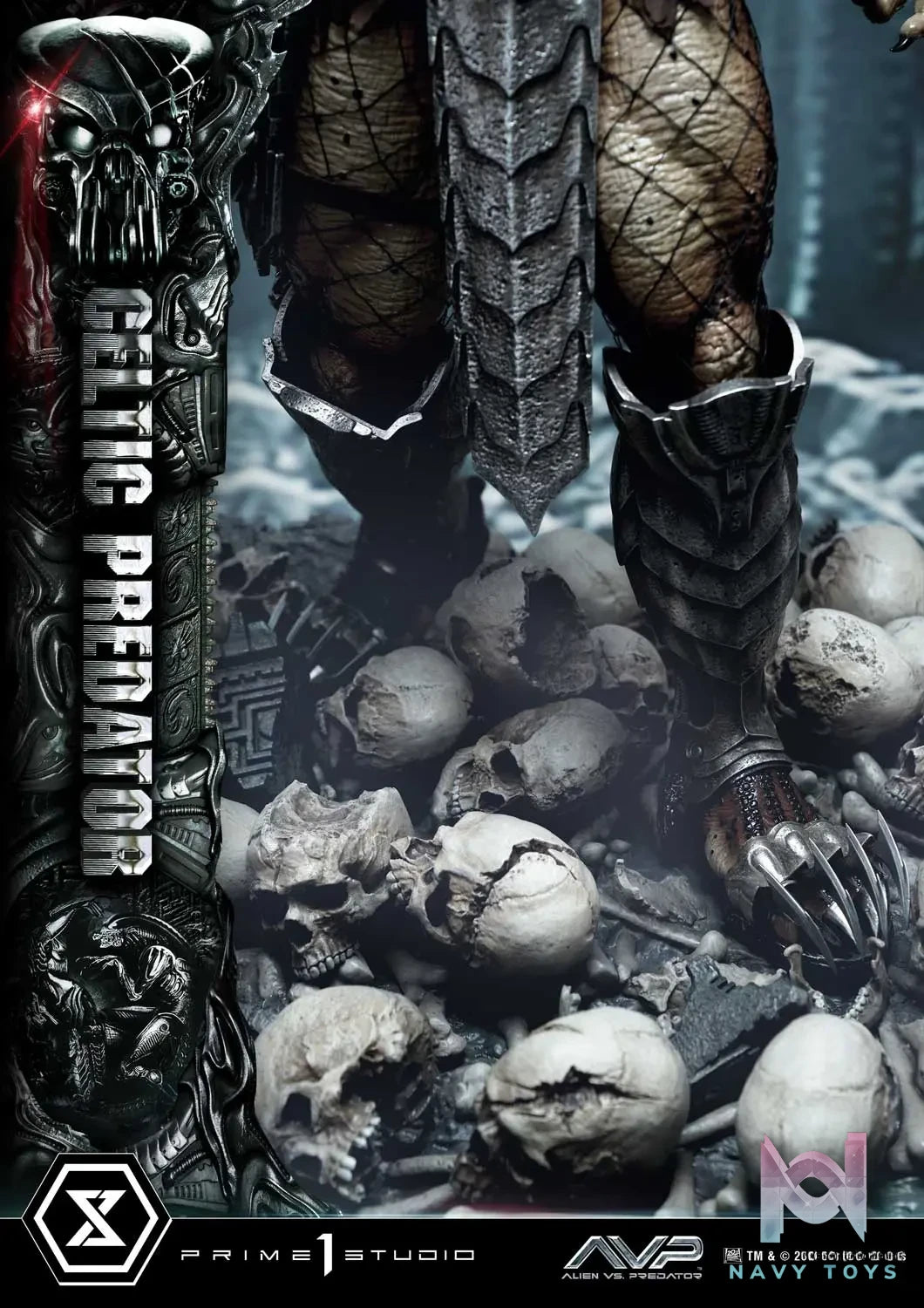 Prime 1 Studio Museum Masterline Alien vs. Predator Celtic Predator MMPR-05 MMPR-05S