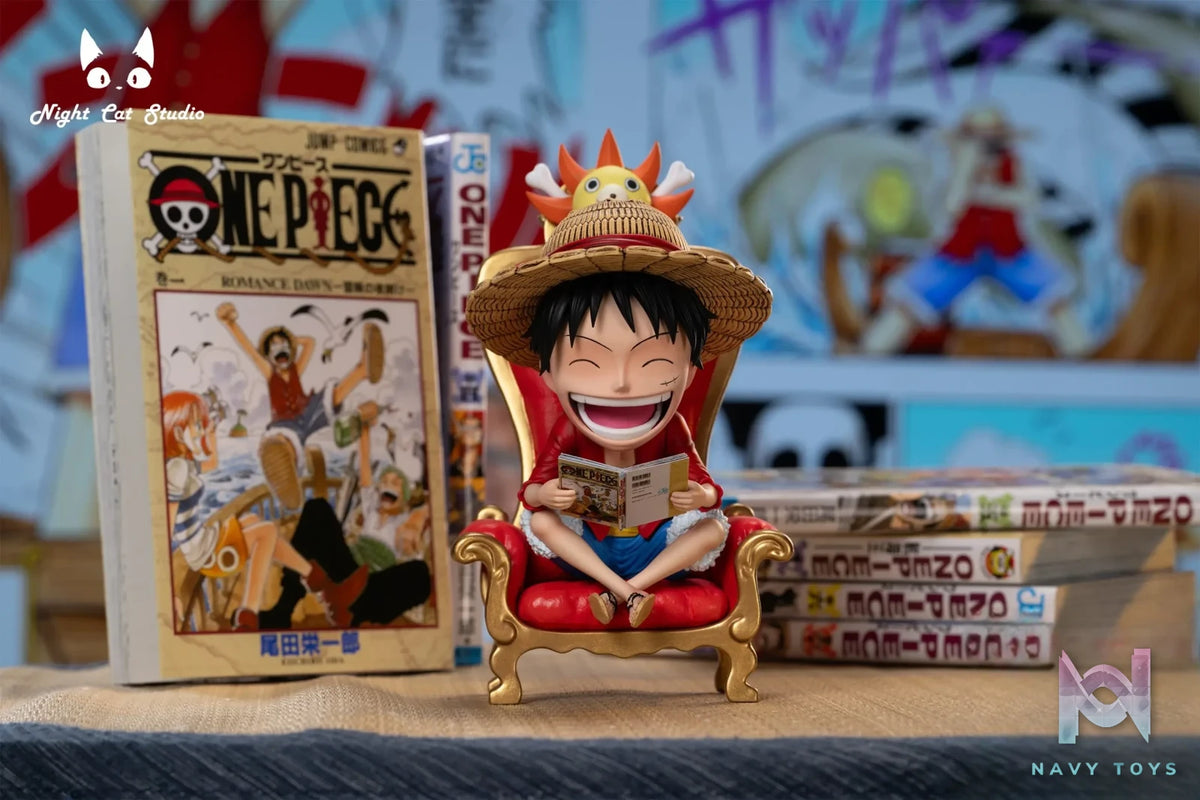 Night Cat Studio – One Piece Reading Luffy