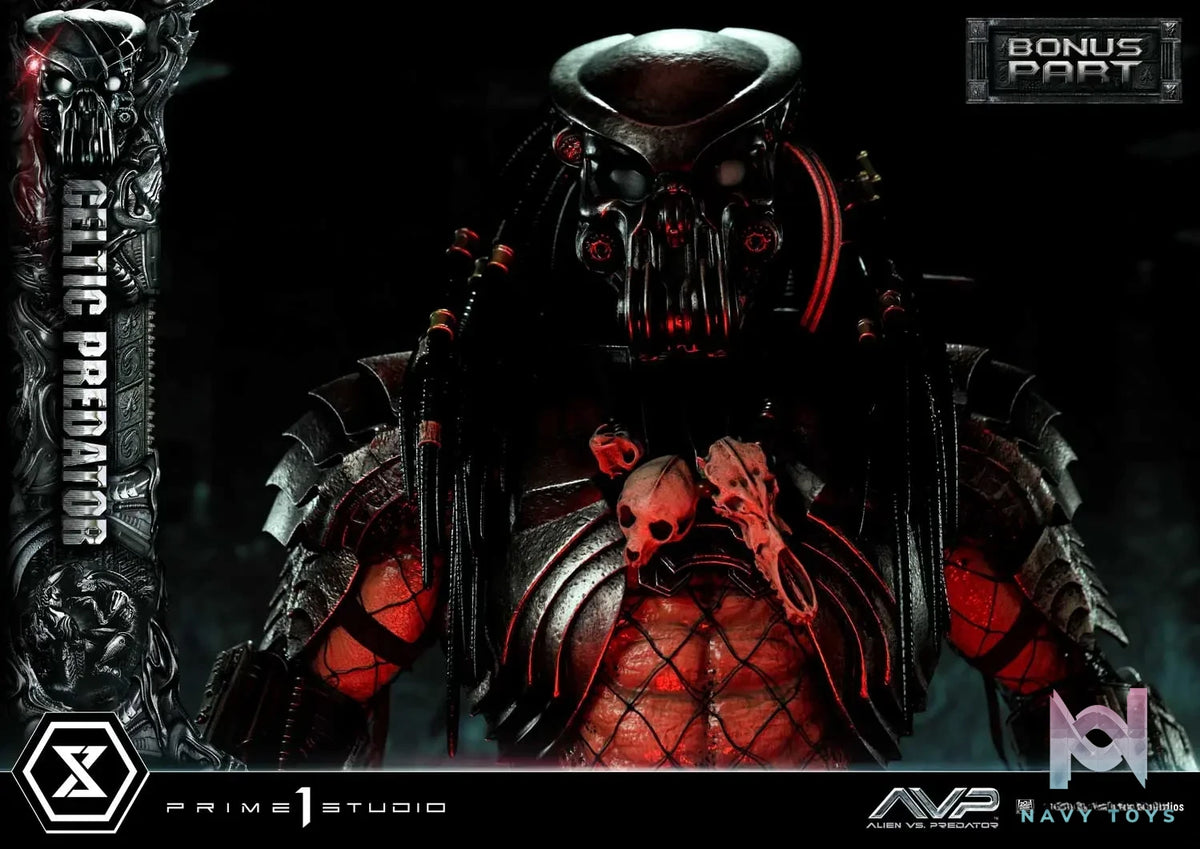 Prime 1 Studio Museum Masterline Alien vs. Predator Celtic Predator MMPR-05 MMPR-05S