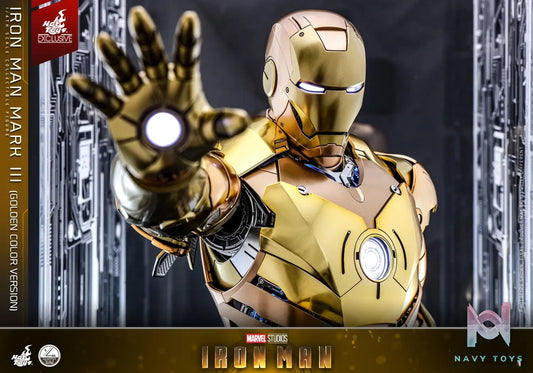 Hottoys – Iron Man Mark III Golden Color Version 1/6th scale Collectible Figure MMS764D69 (Licensed)