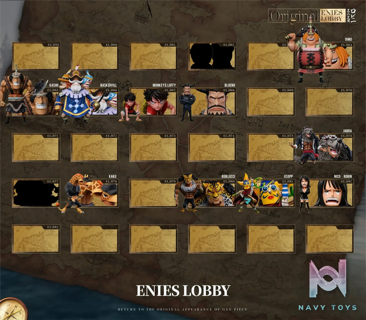 YZ Studio – One Piece Enies Lobby Arc Baskerville