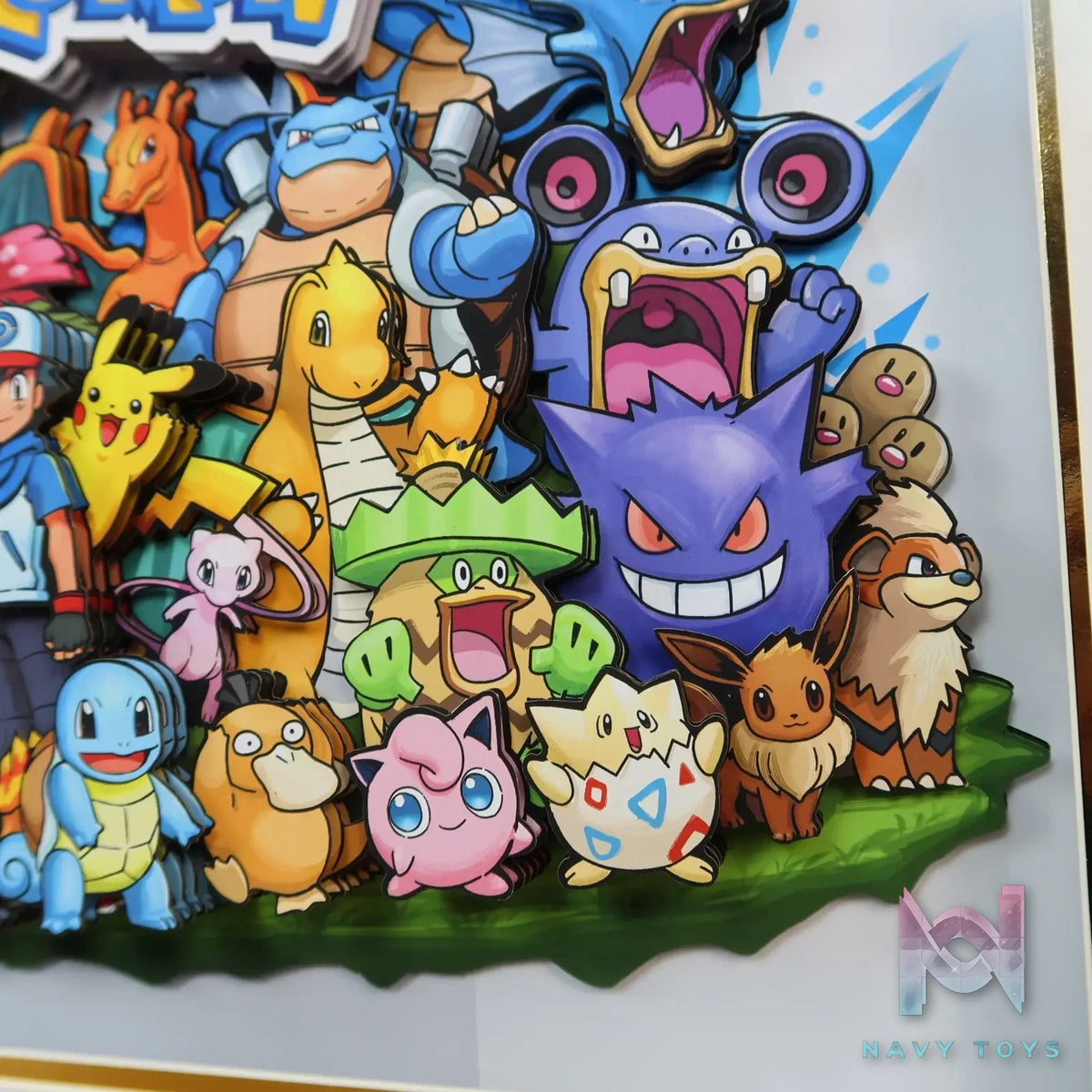 KALA HOME Studio – Pokémon Multiple Characters #04 3D Decorative Painting Pokémon