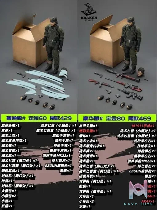 KRAKEN Studio – Viper Agent 1/12 Action Figure