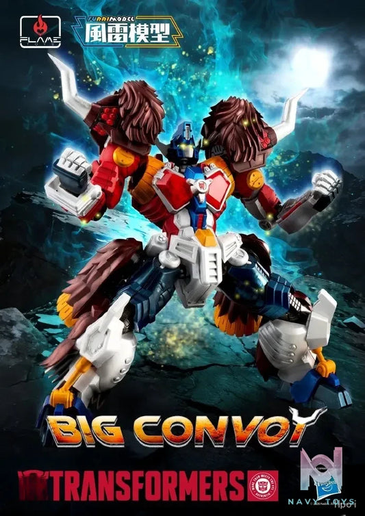 Sentinel Studio X Flametoys – Flame Toys Furai Model Transformers: Beast Wars Mammoth Optimus Prime Model Kit (Licensed)