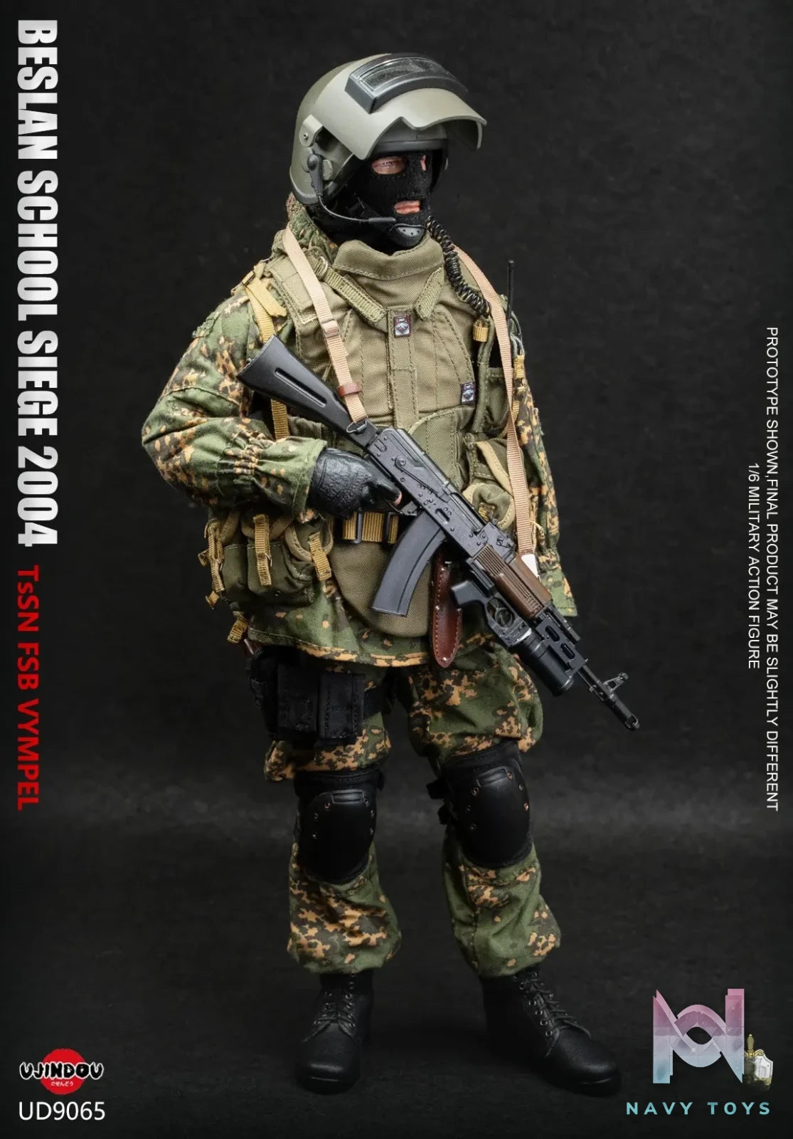 UJINDOU – 1/6 FSB VYMPEL – BESLAN SCHOOL SIEGE 2004 Action Figure UD9065 (Licensed)