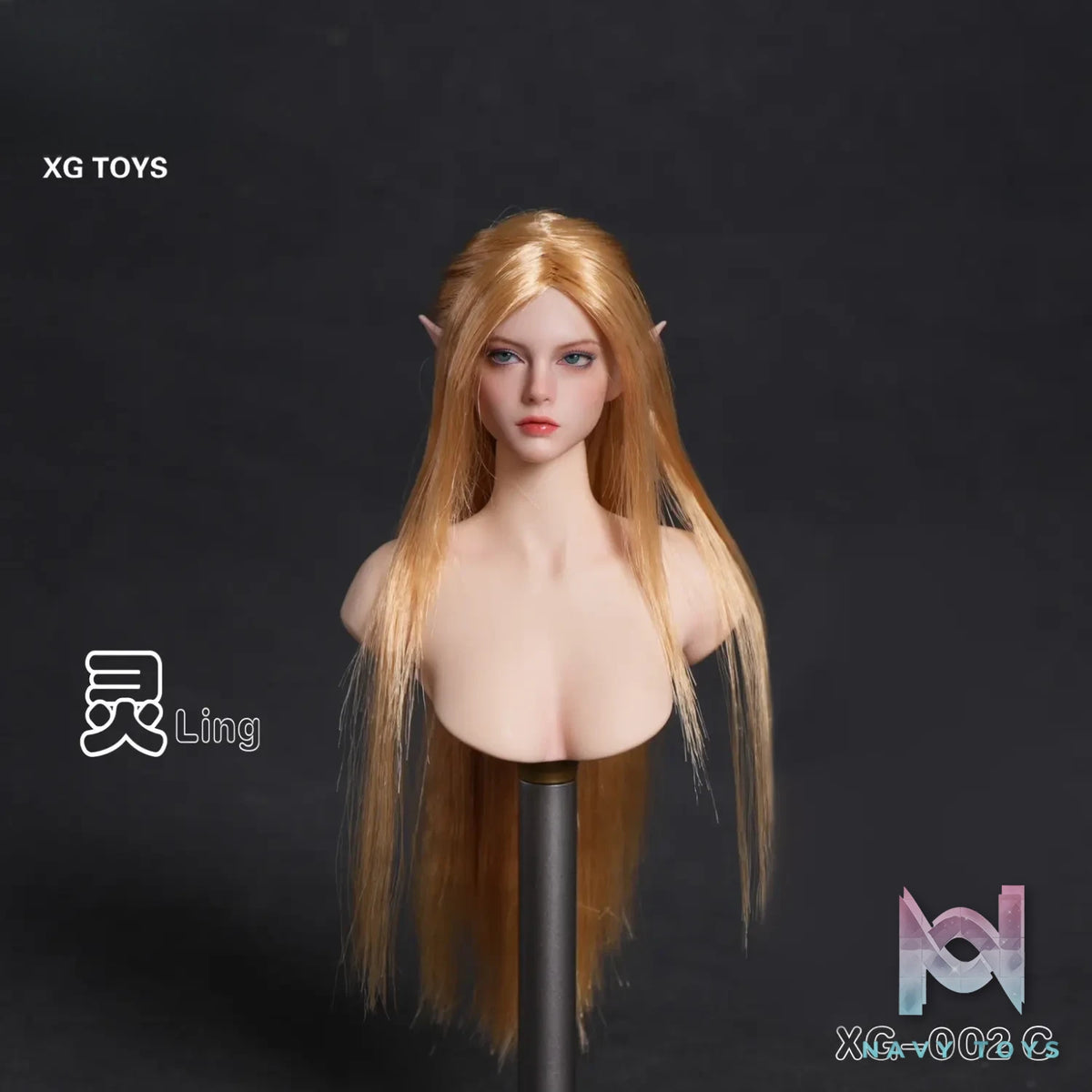 XG Toys – 1/6 Movable Eyes Elf Princess Head Sculpt XG-002 (Licensed)