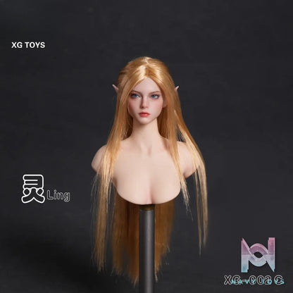 XG Toys – 1/6 Movable Eyes Elf Princess Head Sculpt XG-002 (Licensed)