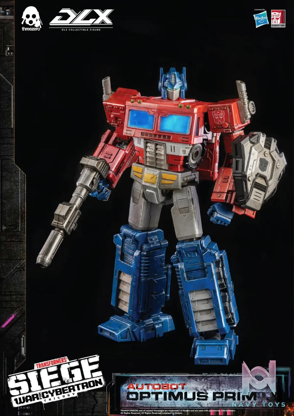 Threezero – Transformers: War for Cybertron 10-inch DLX Optimus Prime (Licensed)