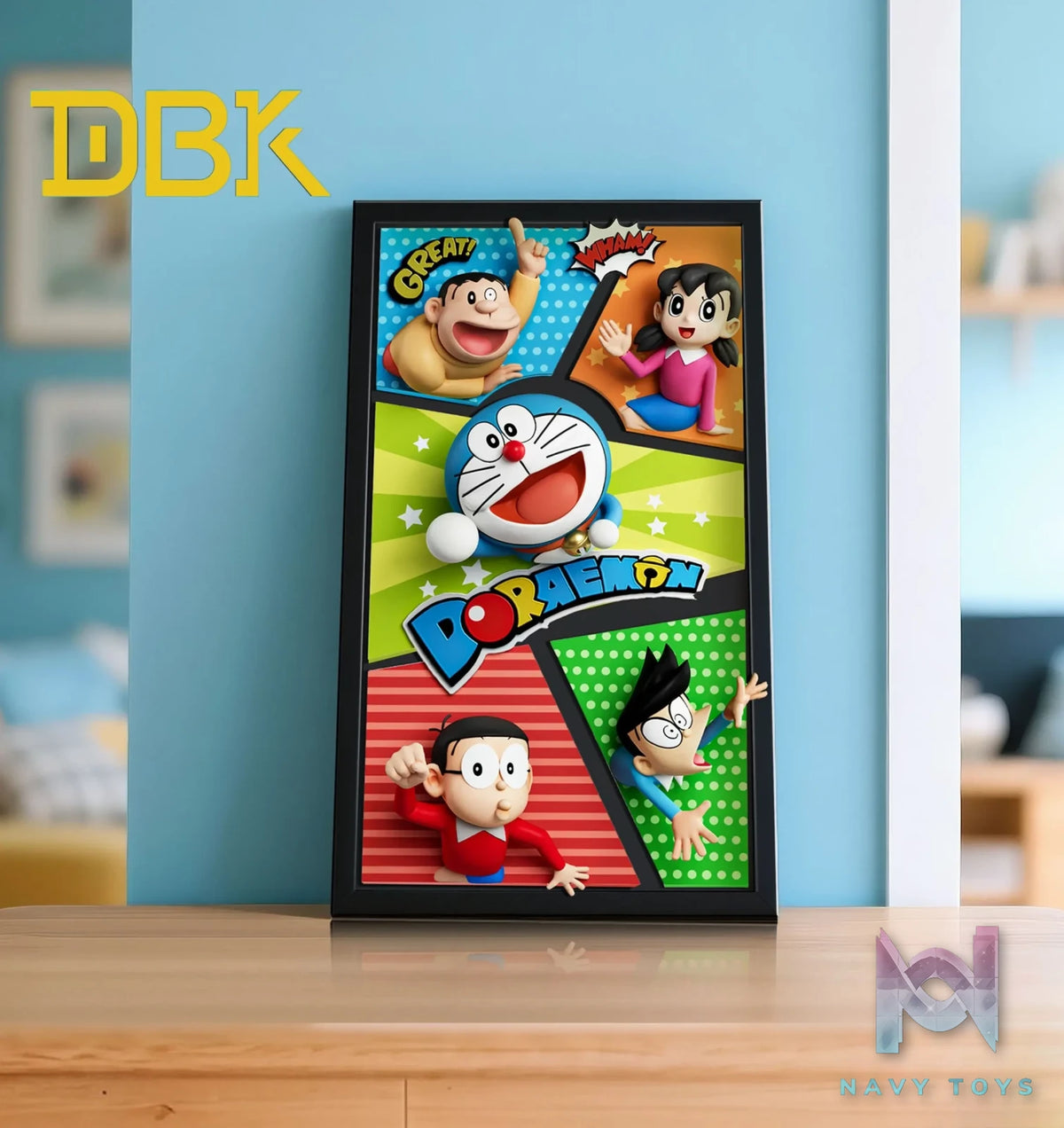 DBK Studio – Doraemon Fridge Magnet Set
