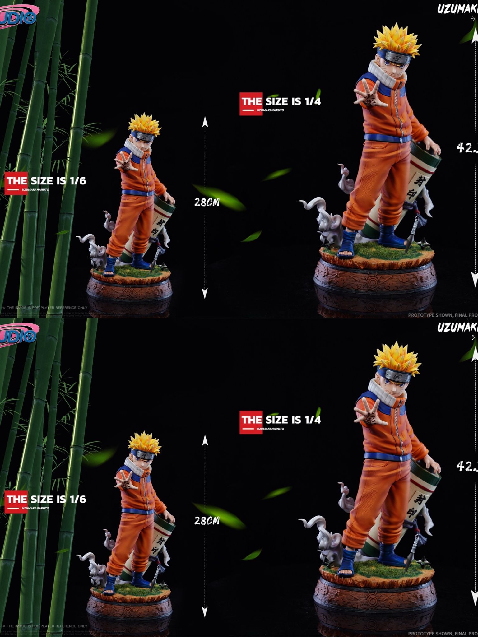 Uzumaki Naruto - Naruto - 7 Studio resin statue 7 Studio anime figure