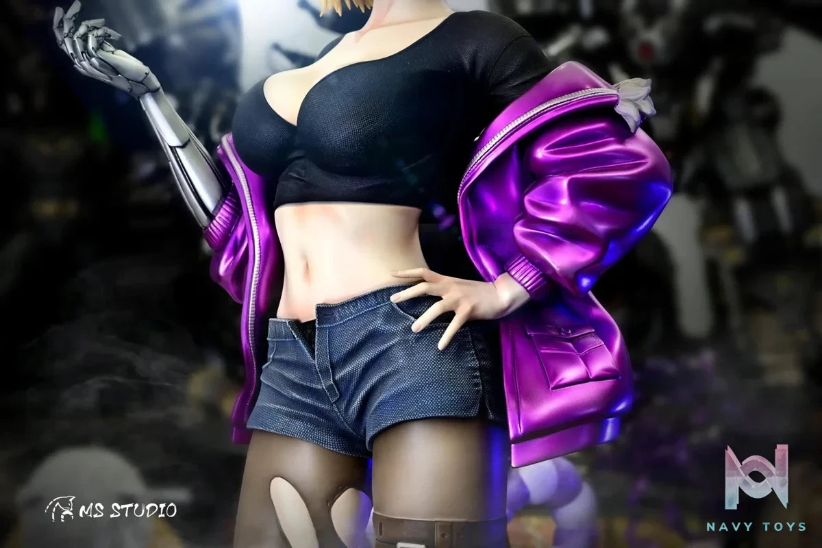 MS Studio - Dragon Ball Mechanical Girl Android 18 resin statue Navy Toys anime figure