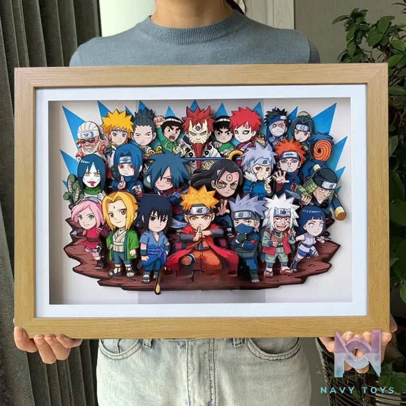 KALA HOME Studio – Naruto Multiple Characters #08 3D Decorative Painting Naruto