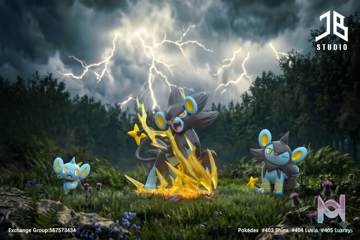 JB Studio – Shinx X Luxio X Luxray Pokémon