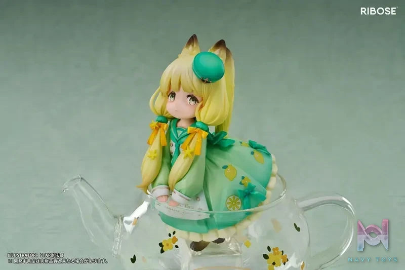 RIBOSE – Original Chibi Figure DLC Series “Tea Time Cats”: “Lemon Cat” (Licensed)