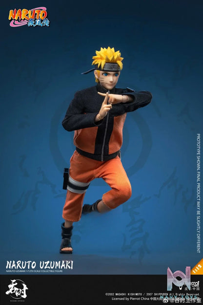 TUNSHI – Naruto Shippuden Naruto Uzumaki 1/12 Scale Clothed Action Figure TS-020 (Licensed)