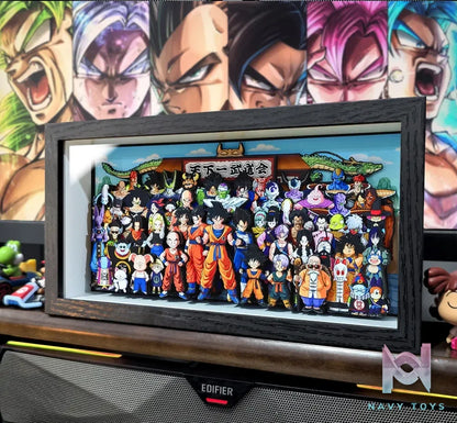 KALA HOME Studio – Dragon Ball Multiple Characters #02 3D Decorative Painting Dragon Ball