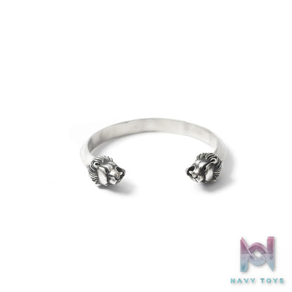 Raven Studio (silver jewelry) – Original Exclusive Design Western “Lion’s Commandment” Lion Bangle Original