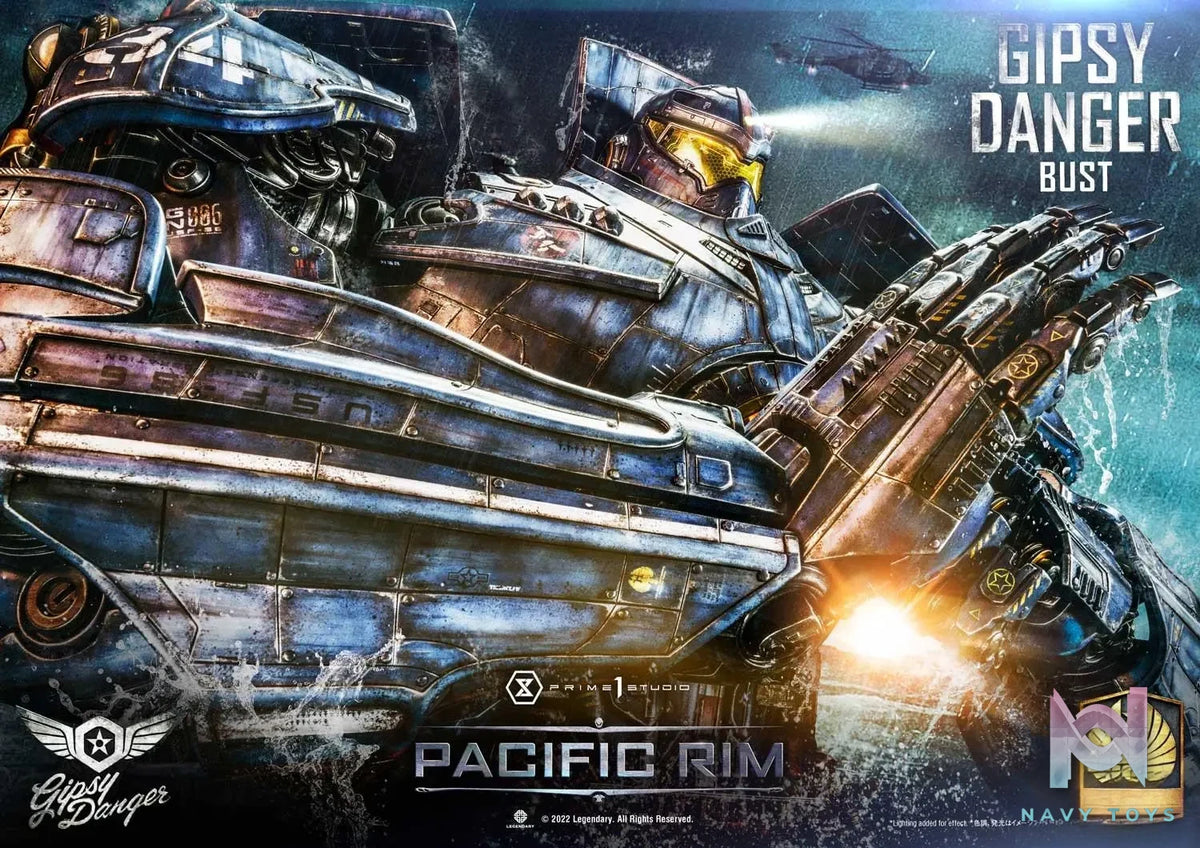 Prime 1 Studio – Life Size Bust Pacific Rim Gipsy Danger LSPACRIM-01 LSPACRIM-01DX (Licensed)