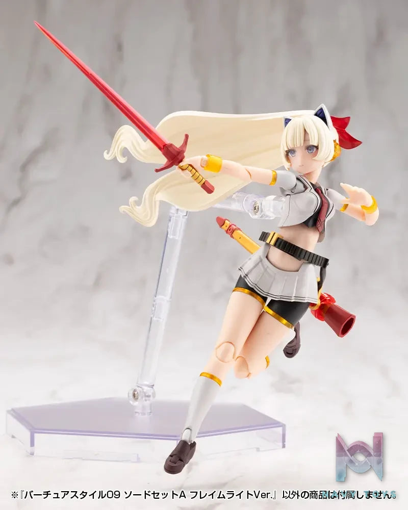 Kotobukiya – M.S.G Modeling Support Goods Virtuous Style09 X Style10 Sword Set A X B Flamerite Ver. (Licensed)