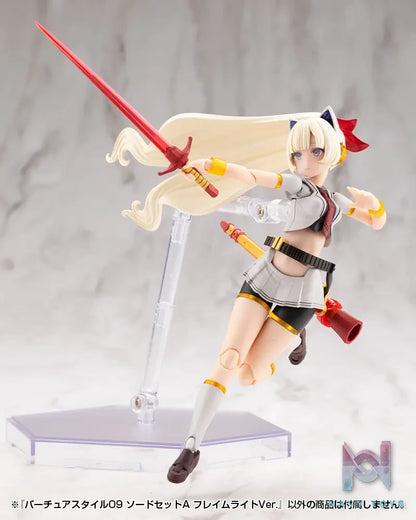 Kotobukiya – M.S.G Modeling Support Goods Virtuous Style09 X Style10 Sword Set A X B Flamerite Ver. (Licensed)